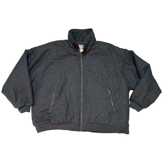 Bomber Jacket 3XL Wool Blend Wear Guard Quilted Lining Minimalist Classic Casual - Picture 1 of 9
